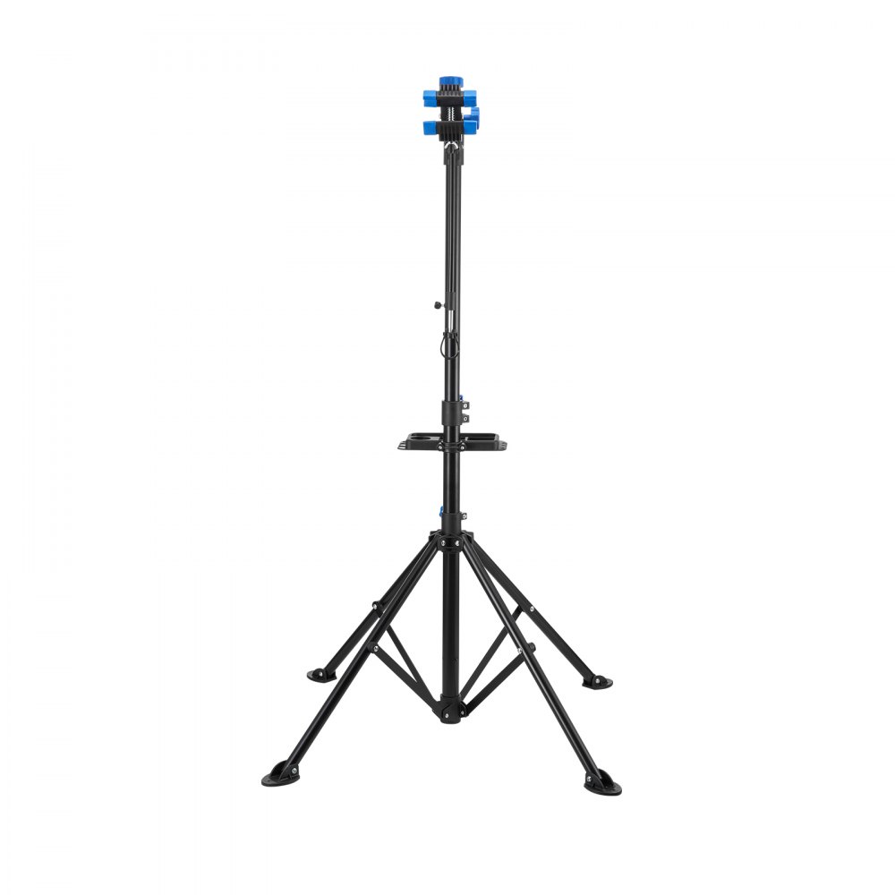 VEVOR Soporte de Reparación de Bicicletas, Resistente, 30 kg, con Altura Ajustable 83 a 147 cm y Bandeja Magnética para Herramientas, para Bicicletas de Montaña y Carretera, 955 x 940 x 1505 mm