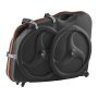 VEVOR Bike Travel Case, Bicycle Travel Bag with EVA Hard Shell, Quick-Release Buckle, Dual Zipper, TSA Lock and Wheels, Black Bicycle Case for Airplane, Easy Transportation Bag for 700C Road Bike