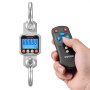 VEVOR Digital Crane Scale, 6600 lbs/3000 kg Max Capacity, Heavy Duty Industrial Hanging Scale with Cast Aluminum Case & LCD Display, 500 g Division & 3 Unit Switch, Remote Control for Garage Factory