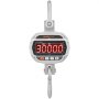 VEVOR Báscula Colgante Industrial 3000 kg Báscula de Grúa Digital con Control Remoto Carcasa de Aluminio Fundido, Pantalla LED de Alta Precisión para Granja, Caza, Pesca, Garaje al Aire Libre, Plata