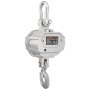 VEVOR Báscula Colgante Industrial 3000 kg Báscula de Grúa Digital con Control Remoto Carcasa de Aluminio Fundido, Pantalla LED de Alta Precisión para Granja, Caza, Pesca, Garaje al Aire Libre, Plata