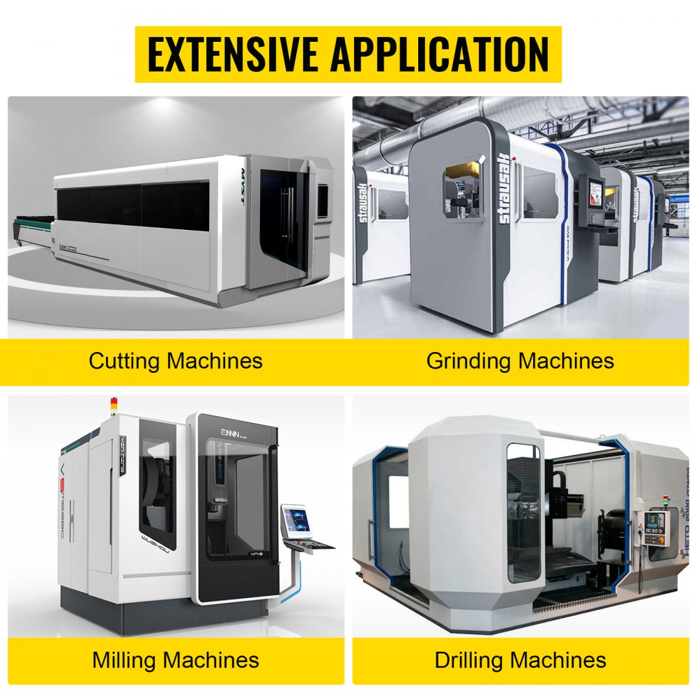 VEVOR Carril De Guía Lineal 2uds. 1500mm Sbr16 4 X Sbr16uu Bloque para Máquinas Cnc