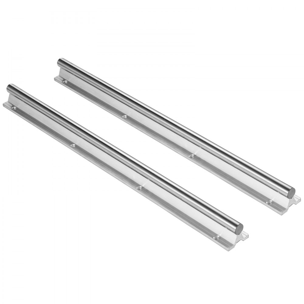 VEVOR Guia Lineal Juego de rieles lineales SBR16-300mm 2uds 300mm SBR16 4uds SBR16UU Bloque para máquinas de Cnc para Enrutadores de bricolaje Molinos