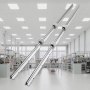 VEVOR SBR16 Rieles de Guía Lineal 1500mm 2PCS Carril Lineal 1500m 4PCS Bloque de Cojinete SBR16UU Kit de Deslizamiento de Cojinete Lineal para Máquinas Automatizadas CNC Fresadoras Tornos Impresora 3D