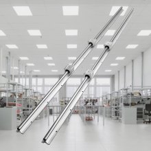 VEVOR 2 uds SBR16 1500mm riel de guía lineal riel deslizante 4 uds SBR16UU bloque de rodamiento