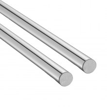 VEVOR 2 Varillas de Movimiento Lineal 1200 mm Diámetro de 20 mm, Eje Lineal de Acero al Carbono SFC20, Antioxidantes y de Alta Precisión, para Máquinas de Corte, Rectificado, Fresado, Taladrado