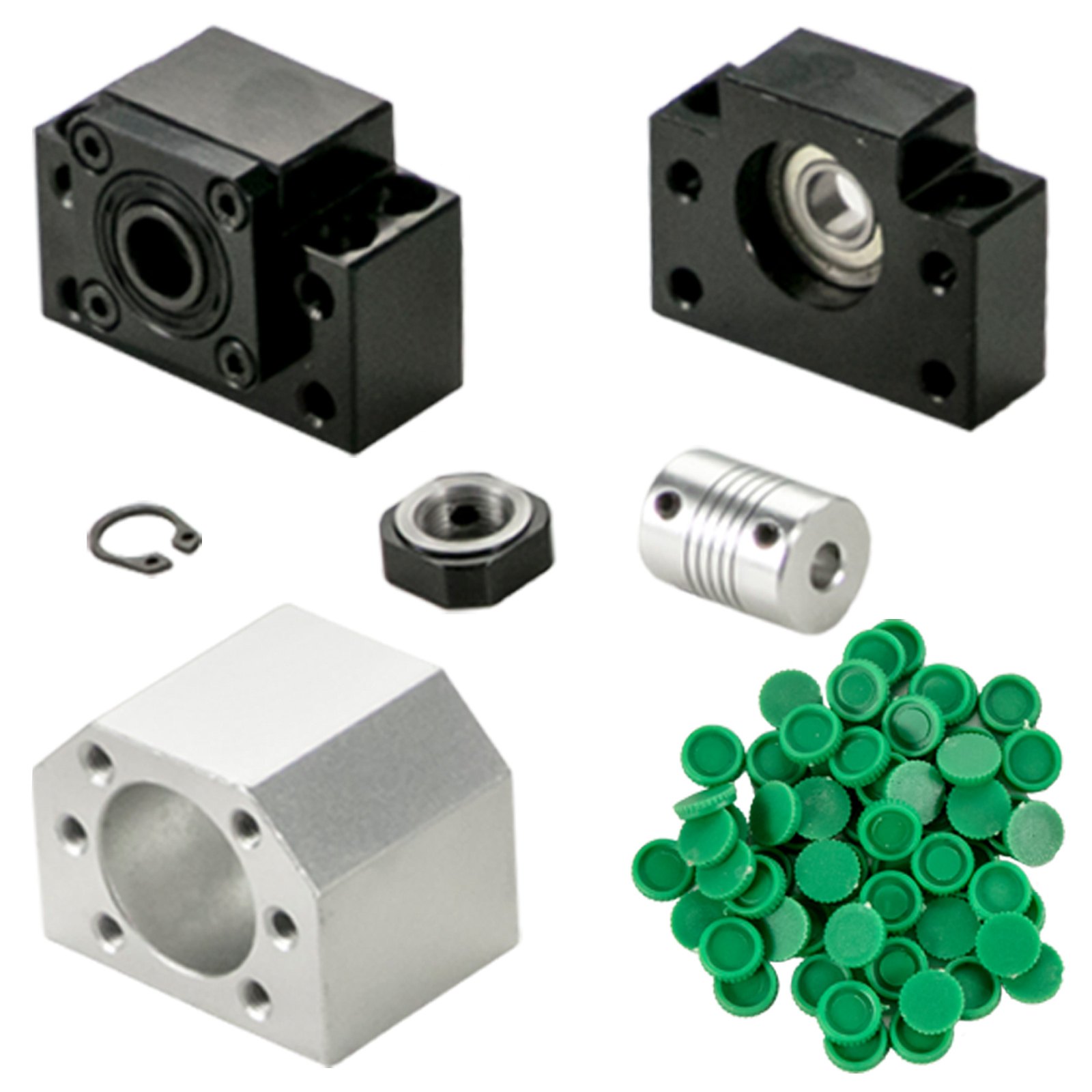 2 X Guía De Deslizamiento Lineal Hgr20-200mm Carril De Guía Para Cnc Fresadora