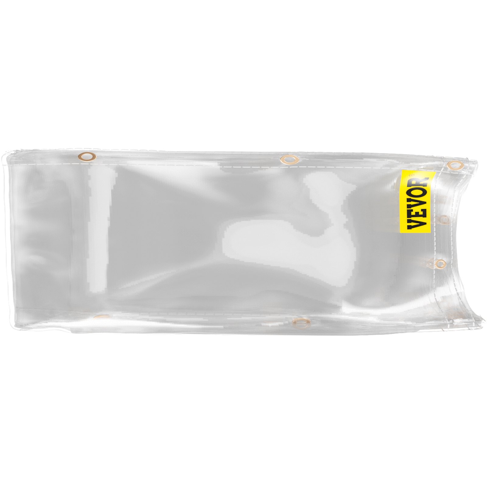 VEVOR Lona Impermeable Transparente de PVC Lona de Protección con Ojales 3 x 3 m Lona Resistente Espesor de 0,5 mm Lona Cubierta Protectora Resistente al Agua y al Desgaste para Camping Jardín Garaje