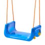 VEVOR 3 en 1 Columpio Infantil para Niños Carga 136 kg Rojo Amarillo Azul, para Patio Jardín Parque Interior, Barra de Seguridad y Respaldo Desmontables, Cuerdas Ajustables, Kit Completo de Accesorios