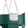VEVOR Columpio para Niños con Respaldo Alto Cubo Completo Infantil Verde, para Patio Parque Interior Exterior, Capacidad de Carga 136 kg, Marco de Metal de Alta Resistencia, Asiento Ergonómico de EVA