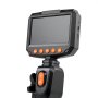VEVOR Articulating Borescope Camera with Light, Two-Way Articulated Endoscope, 6.2mm Slim Lens, 4.3" IPS Screen, 8X Zoom, IP67 Waterproof Inspection Camera for Auto, Mechanical Equipment (1.5m Cable)