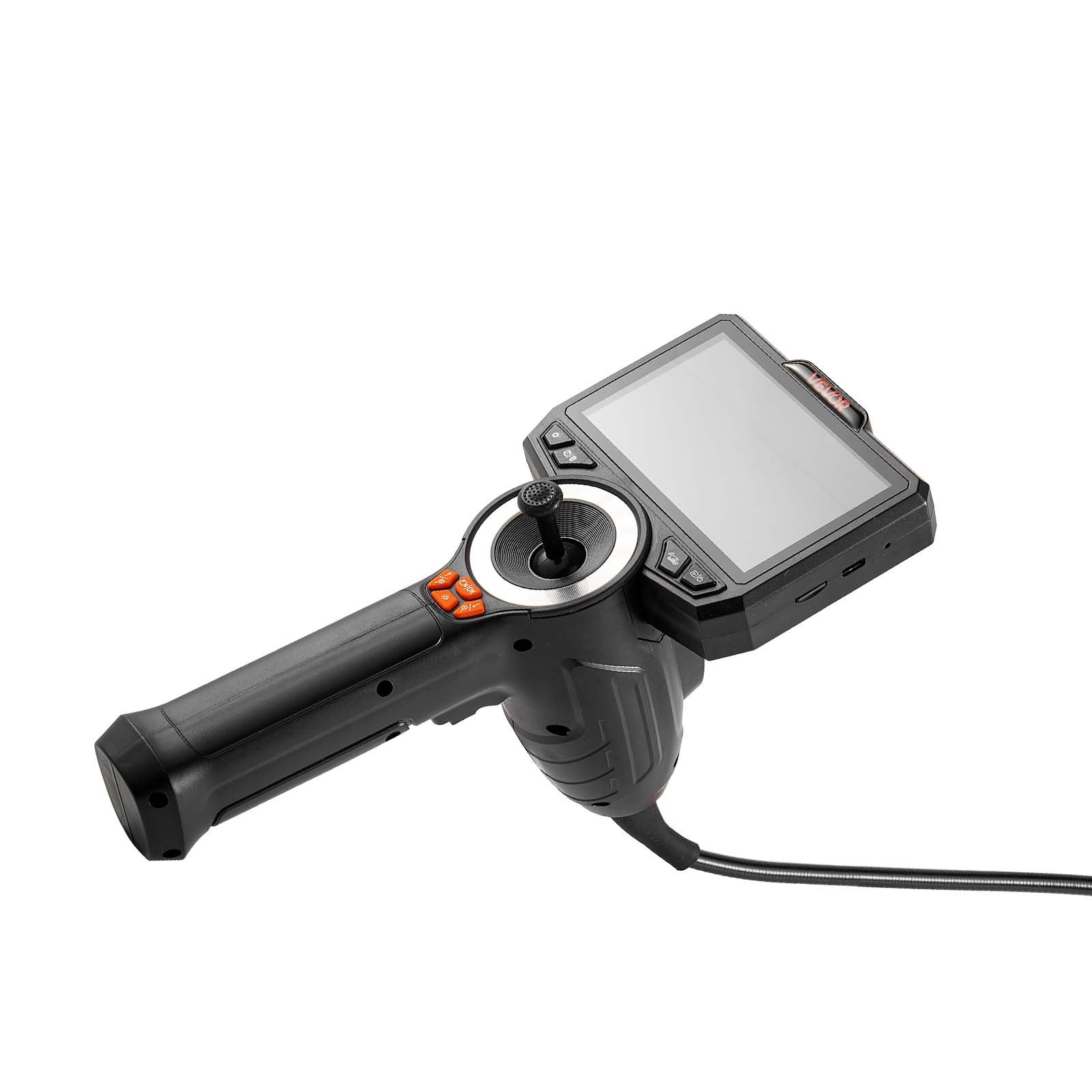 VEVOR Endoscopio Cámara de Inspección de 360° Articulado en 4 Direcciones con Pantalla IPS, 3000 mAh, Sonda de 8 mm, 32 GB, Cable de 1,5 m, Luces LED, Zoom Multinivel, para Automoción y Fontanería