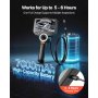 VEVOR Endoscopio Cámara de Inspección de 360° Articulado en 4 Direcciones con Pantalla IPS, Sonda de 6,2 mm, Batería 7000 mAh, Luces LED, 32 GB, Zoom Multinivel, para Espacios Reducidos Motores y HVAC