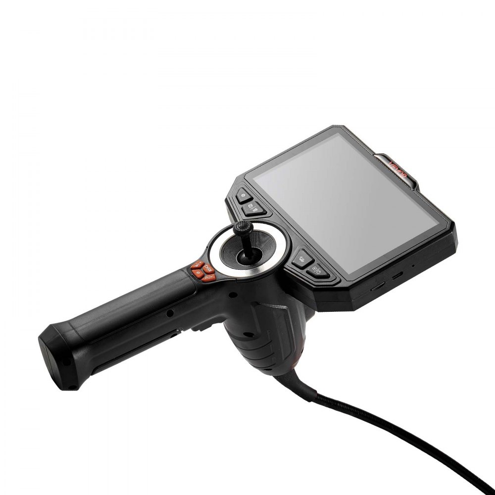 VEVOR Endoscopio Cámara de Inspección de 360° Articulado en 4 Direcciones con Pantalla IPS, Batería 7000 mAh, Sonda de 8 mm, 32 GB, Luces LED, Zoom Multinivel, para Espacios Reducidos, HVAC y Motores