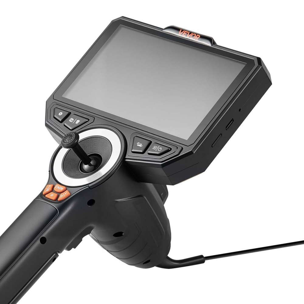 VEVOR Endoscopio Cámara de Inspección de 360° Articulado en 4 Direcciones con Pantalla IPS, Sonda de 3,9 mm, Batería 7000 mAh, Luces LED, 32 GB, Zoom Multinivel, para Motores Espacios Reducidos y HVAC