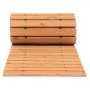 VEVOR Camino de Jardín de Madera 3,65 m x 43,18 cm, Camino de Jardín Recto Antideslizante, Camino de Exterior de Cedro Enrollable con Conexión de Cable de Acero para Jardín, Fiesta de Bodas, Patio