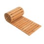 VEVOR Camino de Jardín de Madera 3,65 m x 43,18 cm, Camino de Jardín Recto Antideslizante, Camino de Exterior de Cedro Enrollable con Conexión de Cable de Acero para Jardín, Fiesta de Bodas, Patio