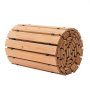VEVOR Camino de Jardín de Madera 3,65 m x 43,18 cm, Camino de Jardín Recto Antideslizante, Camino de Exterior de Cedro Enrollable con Conexión de Cable de Acero para Jardín, Fiesta de Bodas, Patio