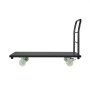 VEVOR Heavy Duty Platform Truck, 907.18 kg Capacity, Industrial Steel Flatbed Cart with Swivel Wheels and Handle, Platform Hand Push Truck Dolly, Easy Storage, for Luggage Moving, 1220 x 610 x 815 mm