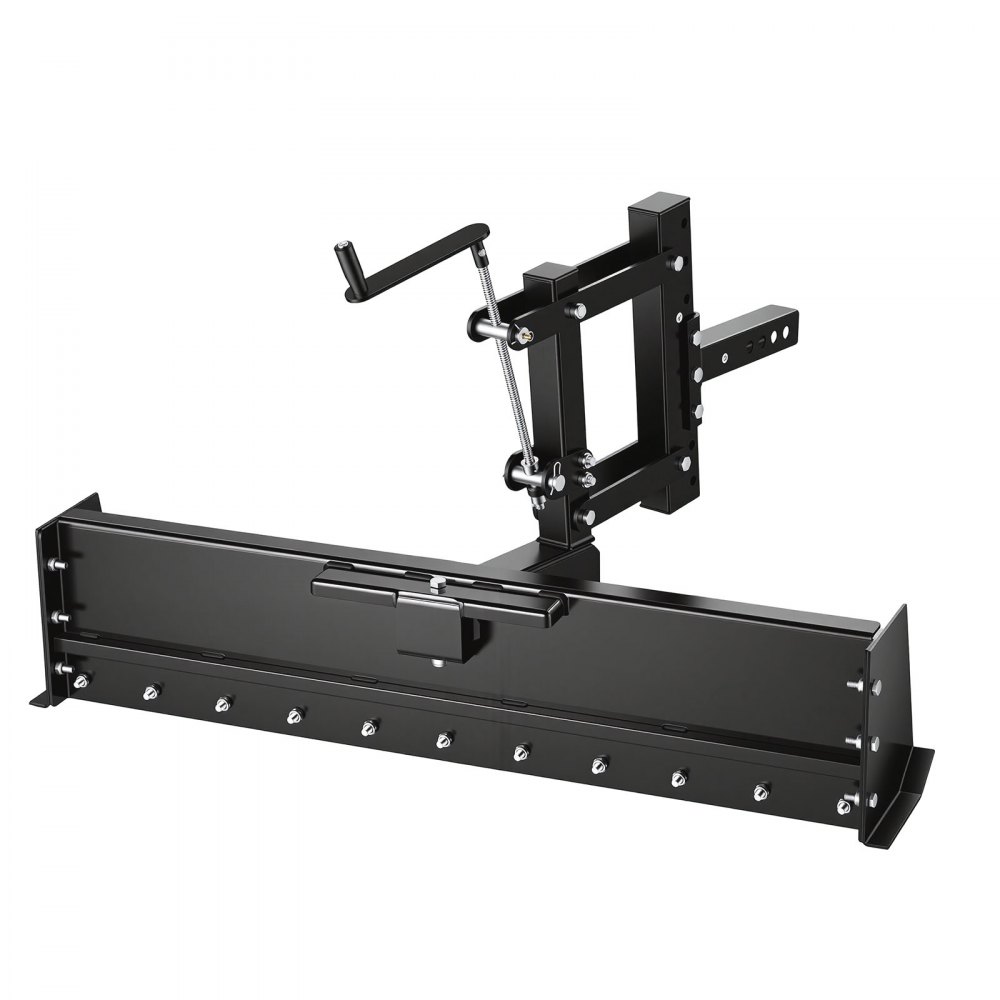 VEVOR Rastrillo para Tractor 106,7 cm de Ancho, Escarificador de Césped con Cuchilla y Palanca, Compatible con UTV ATV Tractor de Categoría 1 con Enganche Tripuntal, para Nivelar Terreno Limpiar Pajas