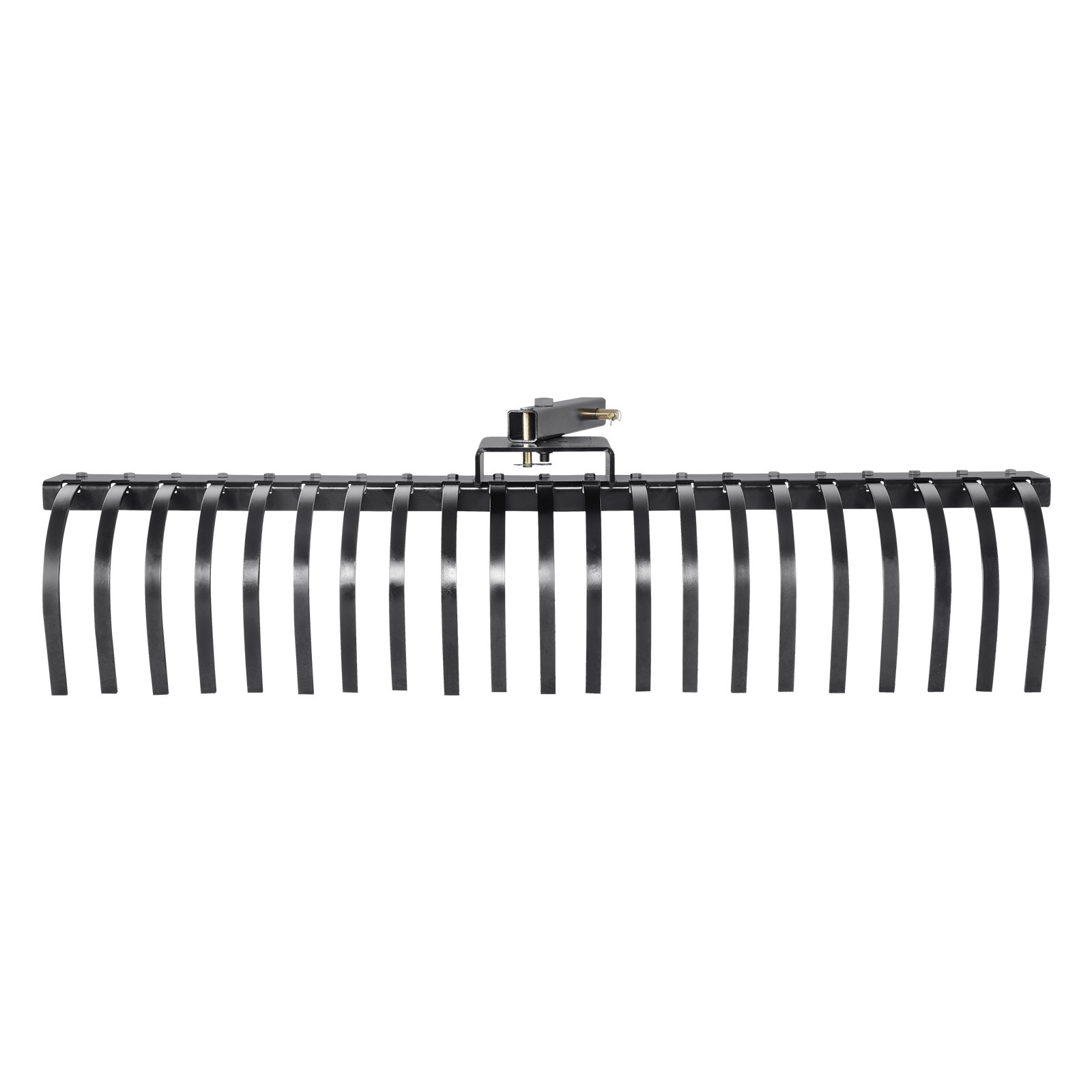 VEVOR Rastrillo de Remolque detrás de Paisaje de 1524 x 450 x 410 mm con 21 Púas de Bobina de Acero, Se Fija a Barras de Herramientas y Sistemas de Suspensión de 3 Puntos, para Hojas, Agujas de Pino