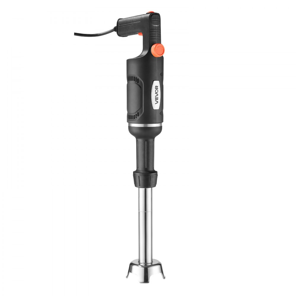 VEVOR Batidora de Inmersión 500W 30 cm Batidora de Mano de Alta Resistencia, para Restaurantes, con Motor de Cobre Puro, Cabezal de Acero Inoxidable de 3 Aspas, Velocidad Variable, para Sopas y Salsas