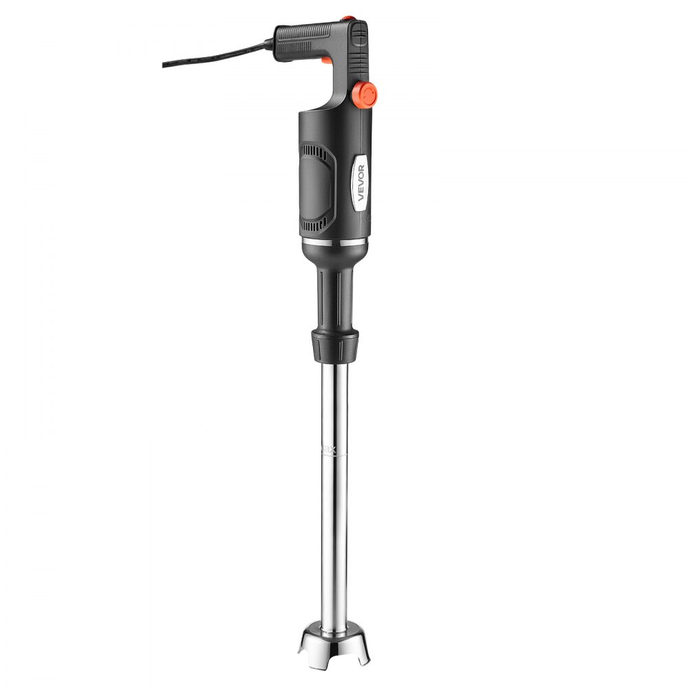 VEVOR Batidora de Inmersión 500W 51 cm Batidora de Mano de Alta Resistencia, para Restaurantes, con Motor de Cobre Puro, Cabezal de Acero Inoxidable de 3 Aspas, Velocidad Variable, para Sopas y Salsas