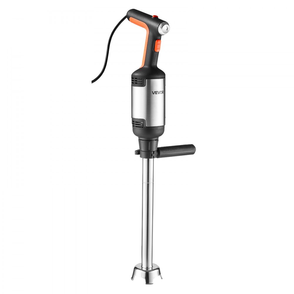 VEVOR Batidora de Inmersión 750W 46 cm Batidora de Mano de Alta Resistencia, para Restaurantes, con Motor de Cobre Puro, Cabezal de Acero Inoxidable de 3 Aspas, Velocidad Variable, para Sopas y Salsas