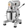 VEVOR Commercial Kitchen Mixer, 14L Commercial Stand Mixer with 3 Adjustable Speeds, 550W Dough Mixer with Stainless Steel Bowl and 3 Mixing Attachments, Ideal for Restaurants, Bakeries, Pastry Shops, and Cafes