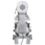 VEVOR Batidora de Cocina Comercial 15 QT  Batidora de Pie Comercial 3 Velocidades Ajustables Amasadora de 600 W con Tazón de Acero Inoxidable y Accesorios para Mezclar para Restaurante, Panadería