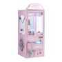 VEVOR Claw Crane Machine, Medium-Sized Arcade Game Machine with Light & Sound, Adjustable Steel Claws, Precise Toy Candy Grabber Prize Dispenser Vending Toy, for Commercial Home Parties Cinema, Pink