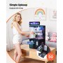 VEVOR Máquina de Garras 60 W, para Máquinas Recreativas, con Efectos de Luz y Sonido, Modo Clip, para Objetos de hasta 50 g, para Cines, Salas de Juegos y Salones Recreativos, Negro y Morado