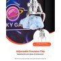 VEVOR Máquina de Garras 60 W para Juegos de Feria, con Efectos de Luz y Sonido, Modo Garra, Compatible con Peluches 40 a 80 mm, para Cines y Juegos Domésticos, Negro y Morado, 405 x 545 x 900 mm