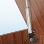 VEVOR 6000N Linear Actuator DC 12V Linear Drive IP44 Electric Linear Motor 350mm Stroke Length Noise Level ≤50dB Electric Door Opener 5mm/s Travel Speed Linear Technology Adjustment Drive