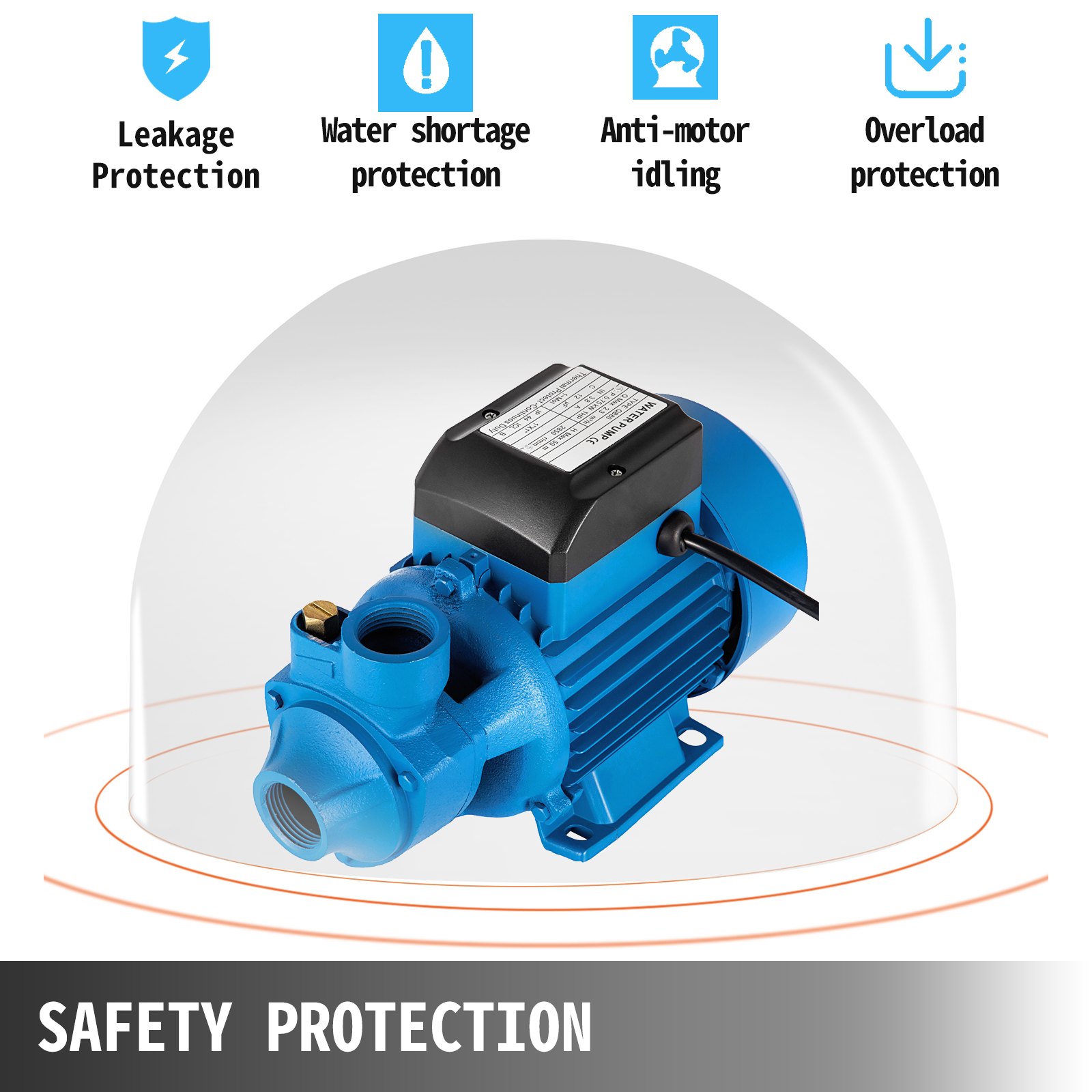 Bomba De Refuerzo Bomba De Agua 1 Hp / 750 w Bomba De Refuerzo Sumergible