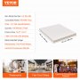VEVOR Papel de Filtro para Freidora 100 Hojas 490 x 410 mm Hojas de Filtro de Repuesto para Freidora Comercial de 18L/38L para Restaurante, Tienda de Comida Rápida, Puesto de Concesión de Carnaval