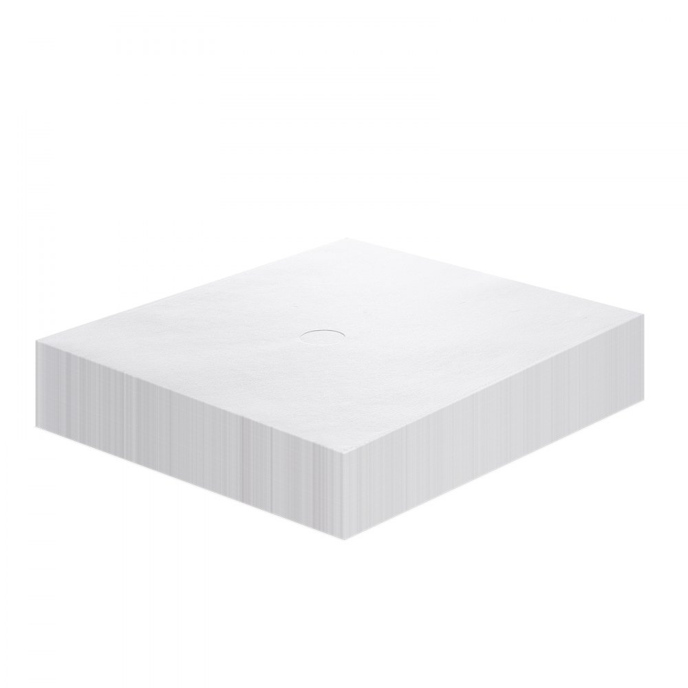 VEVOR 100 Pack Fryer Filter Paper, Replacement Deep Fryer Filter Sheets, for 38/55L Commercial Mobile Machine, Extend Oil Life for Improved Taste, for Restaurant, Kitchen, Burger Shop, 29x29 cm