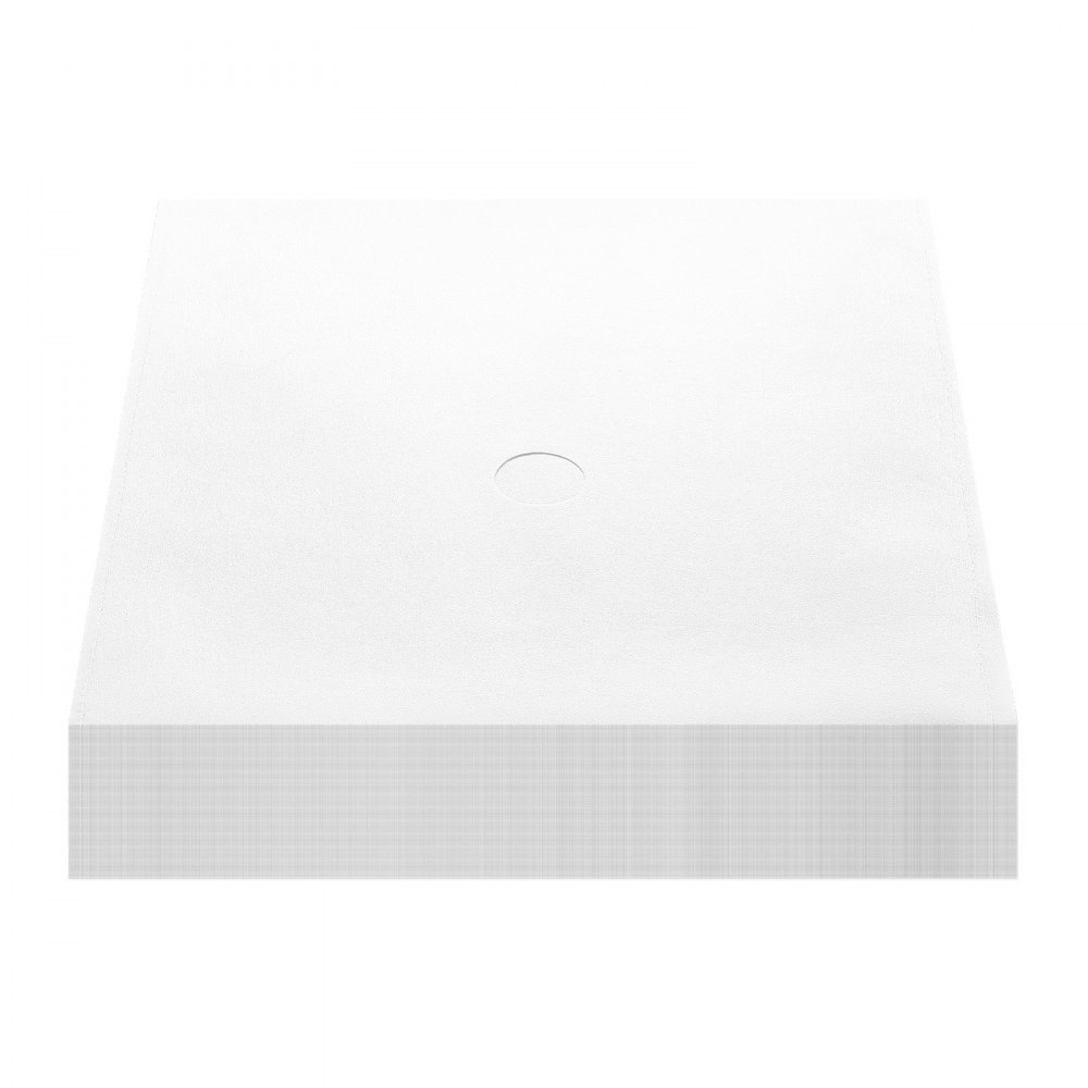 VEVOR Papel de Filtro de Aceite para Freidora 100 Hojas 38 x 33 cm, Hojas de Filtro de Repuesto, Prolonga la Vida Útil del Aceite para Un Mejor Sabor, para Restaurante, Hamburguesería, Cocina, Blanco