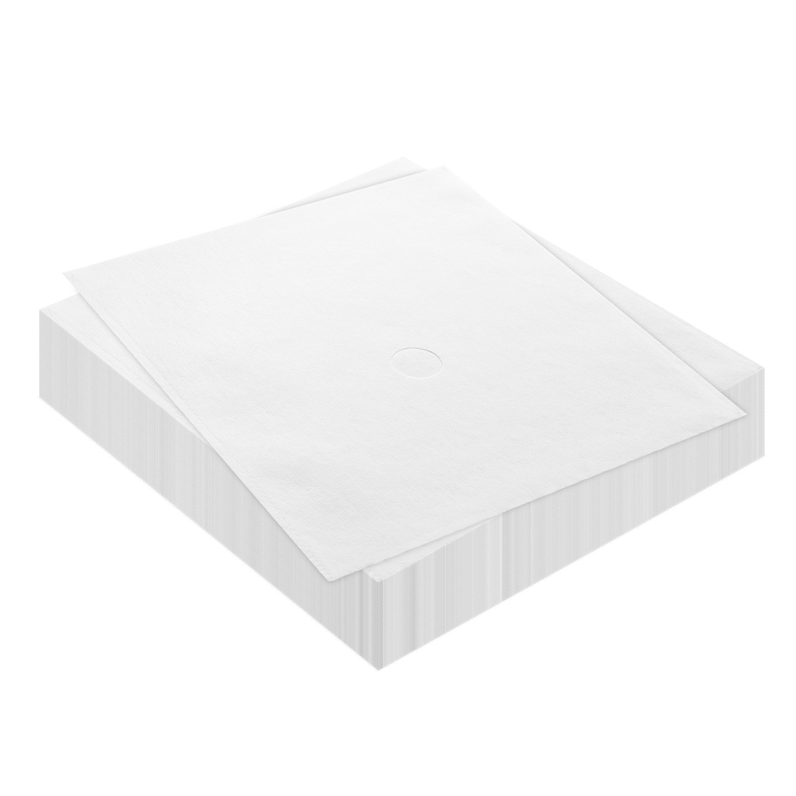VEVOR Papel de Filtro de Aceite para Freidora 100 Hojas 38 x 33 cm, Hojas de Filtro de Repuesto, Prolonga la Vida Útil del Aceite para Un Mejor Sabor, para Restaurante, Hamburguesería, Cocina, Blanco