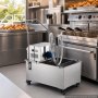 VEVOR Máquina de Filtrado de Aceite para Freidora Móvil Comercial de 55 L, Carro de Filtro, 250 W, Acero Inoxidable, Velocidad de Filtrado de 12 L/min, para Restaurantes, Cocinas y Hamburgueserías