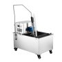VEVOR Máquina de Filtrado de Aceite para Freidora Móvil Comercial de 55 L, Carro de Filtro, 250 W, Acero Inoxidable, Velocidad de Filtrado de 12 L/min, para Restaurantes, Cocinas y Hamburgueserías