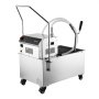 VEVOR Máquina de Filtrado de Aceite para Freidora Móvil Comercial de 55 L, Carro de Filtro, 250 W, Acero Inoxidable, Velocidad de Filtrado de 12 L/min, para Restaurantes, Cocinas y Hamburgueserías