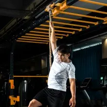 VEVOR Cuerda de Escalada para Gimnasio 25,4 mm x 30,48 m Capacidad Peso 227 kg