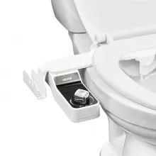 VEVOR Asiento de Inodoro Bidé con Boquillas Dobles y Presión Ajustable de 7 mm