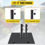 Base de sombrilla VEVOR con rango de poste ajustable de 1,5&quot; a 2&quot;.