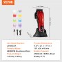 VEVOR Cortadora de pelo profesional para hombres, cortadora de pelo inalámbrica con motor sin escobillas de 6800 RPM y pantalla LED, kit de cuidado para cortar el cabello para hombres con 8 peines guía para peluqueros en casa, regalo ideal para el esposo