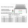 VEVOR Toldo para Caravana 5,24x2,4m, Lona para Acampar al Aire Libre Color Carbón Degradado, Tela de Repuesto de Vinilo de 425 g para Toldo para Autocaravana, Parasol Impermeable, para Viajes