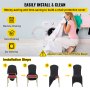 50pcs Black Polyester Spandex Party Chair Covers Wedding Atmosphere Chairs