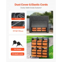 VEVOR Carrito Resistente para 84 Sillas/12 Mesas y 42 Sillas Capacidad de 363 kg