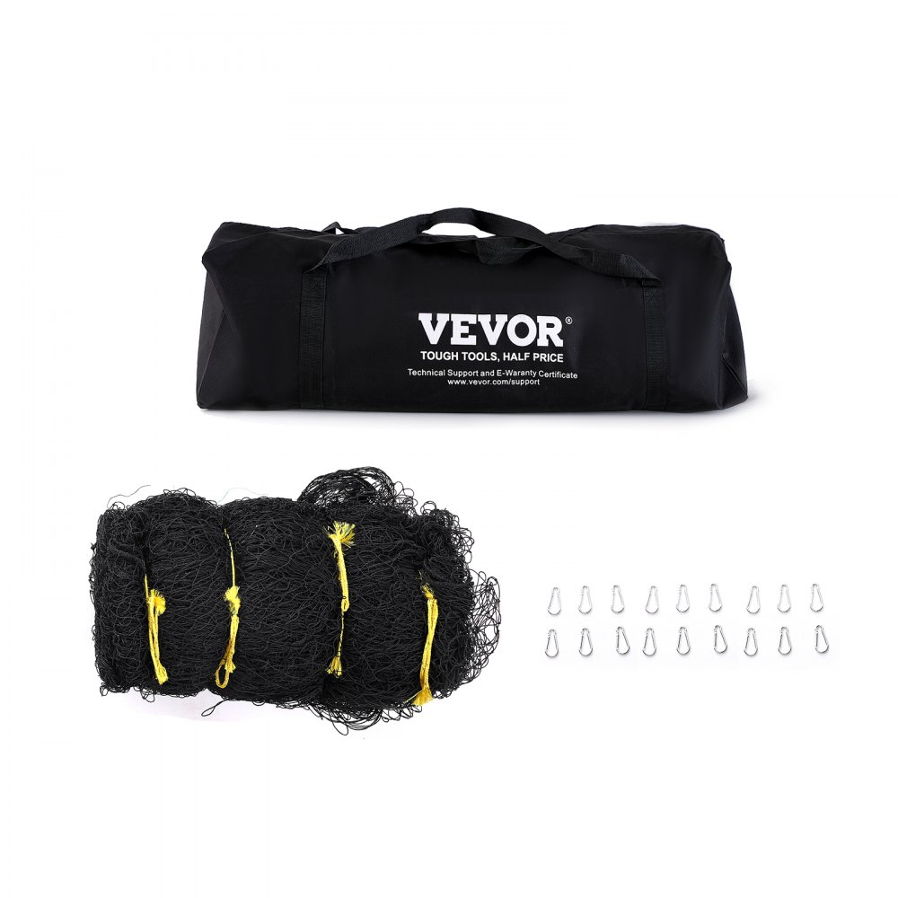 VEVOR Jaula de bateo de béisbol de 17,4 m, red de entrenamiento de bateo de softbol profesional, jaula de lanzamiento portátil con puerta y bolsa de transporte, red de PE cerrada resistente